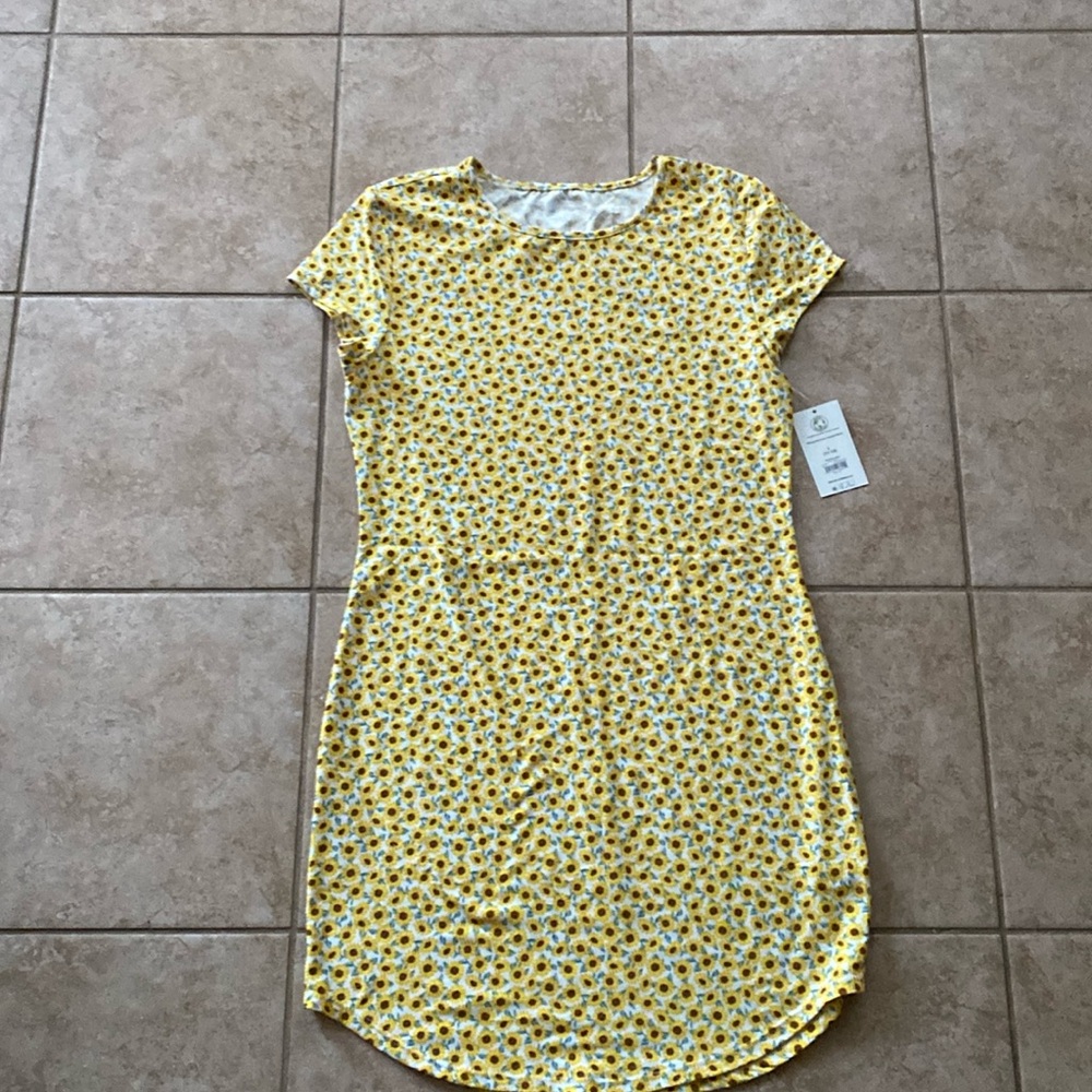 NWOT No Boundaries Sunflower Tunic Dress